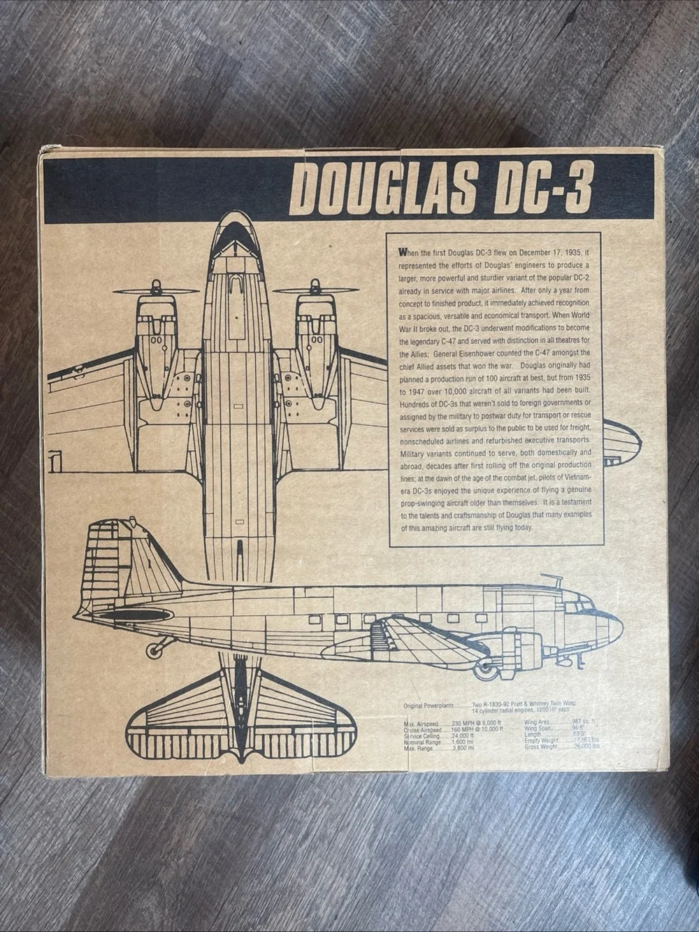 ERTL Douglas DC-3 USAF Airways & Communications Service Diecast Model Airplane